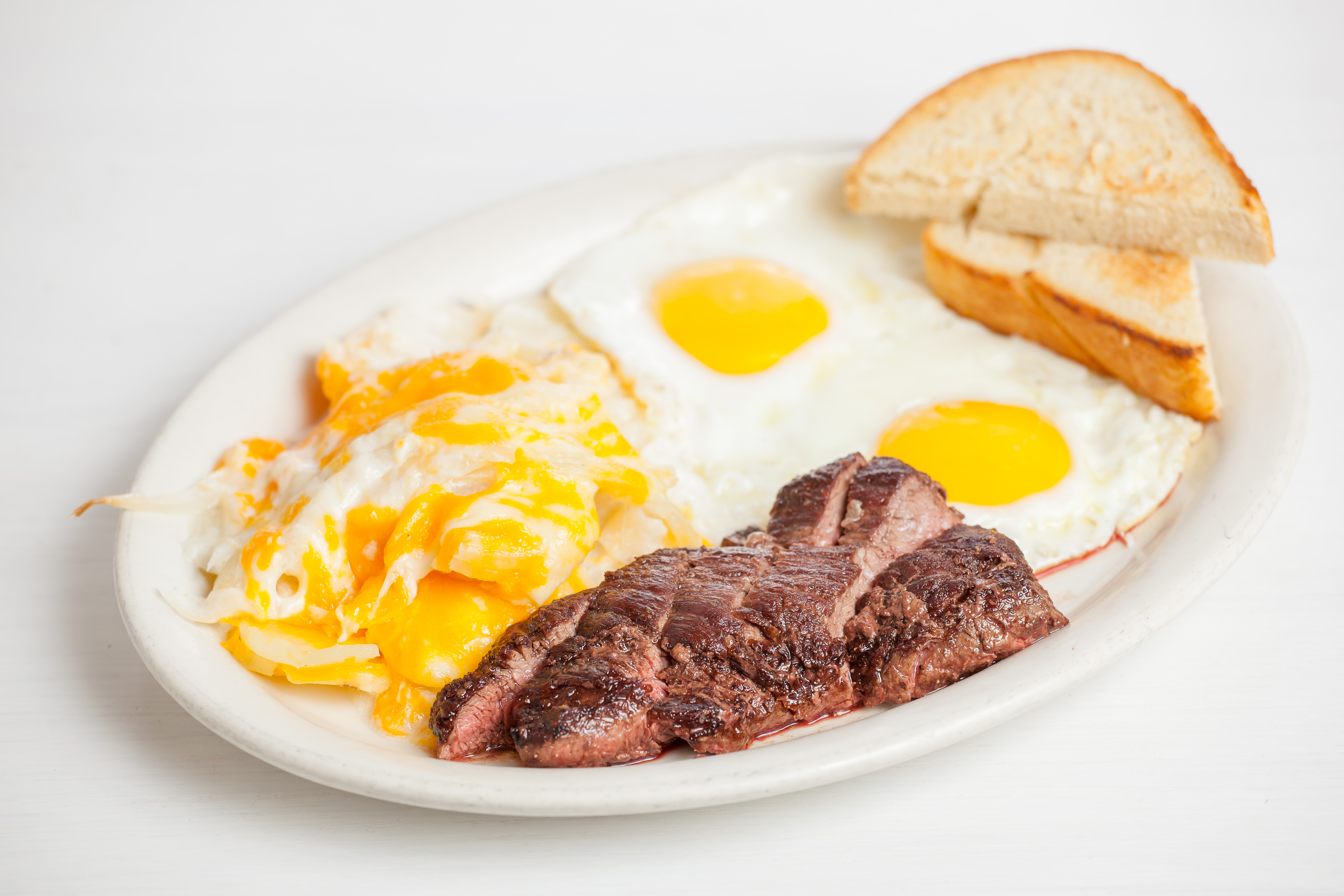 Order Steak and Eggs Breakfast food online from Amandine Patisserie Cafe store, Los Angeles on bringmethat.com