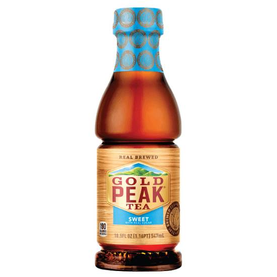Order Gold Peak Sweet Tea 18.5oz food online from Caseys Carry Out Pizza store, Sioux City on bringmethat.com