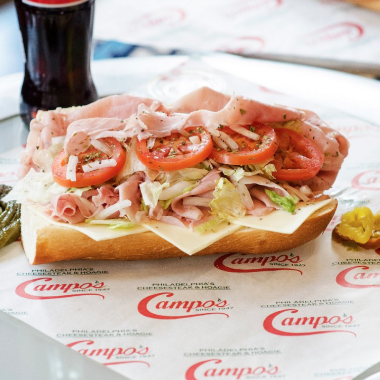Order Ham Hoagie food online from Campo's Philly Cheesesteaks store, Philadelphia on bringmethat.com