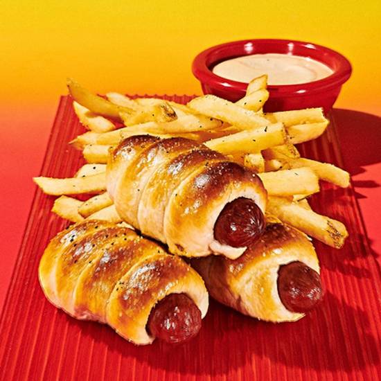 Order Kids Pretzel Dogs food online from Dave & Buster's store, Carle Place on bringmethat.com