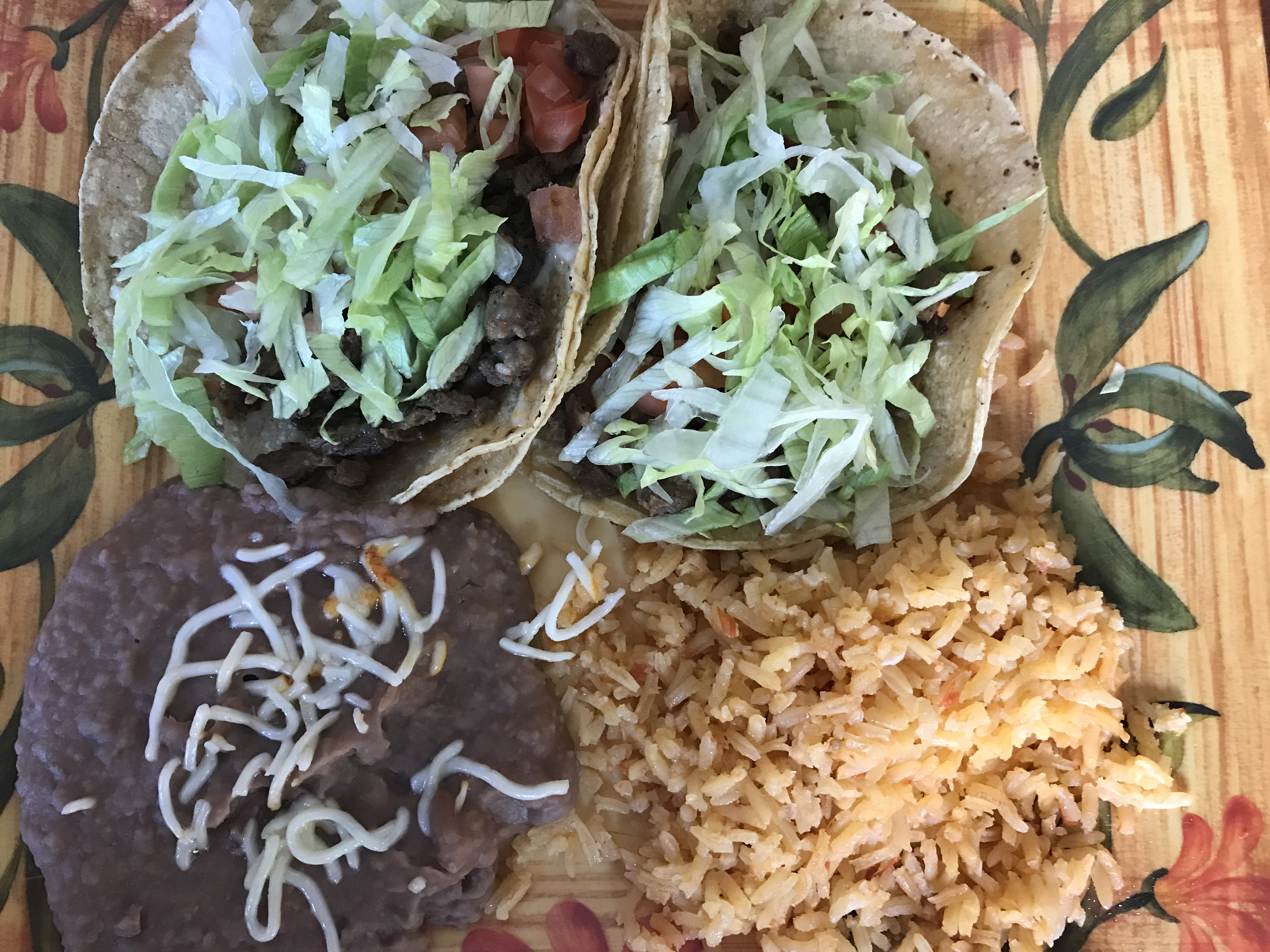 Order Taco Plate (with 2 Tacos) food online from Papacito's mexican grille store, Chicago on bringmethat.com
