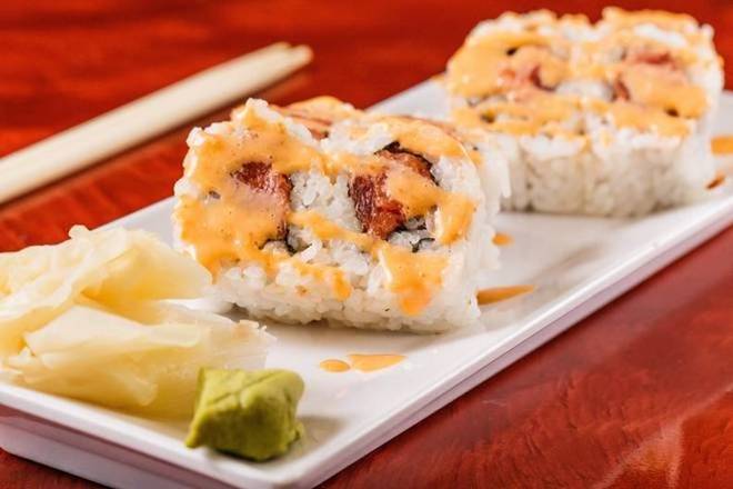 Order Spicy Tuna Roll food online from Rock N Roll Sushi store, Canton on bringmethat.com