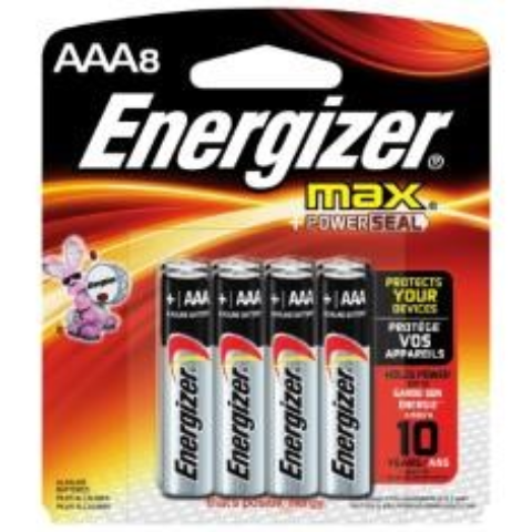 Order Energizer Max AAA 8 Pack food online from 7-Eleven store, Salem on bringmethat.com