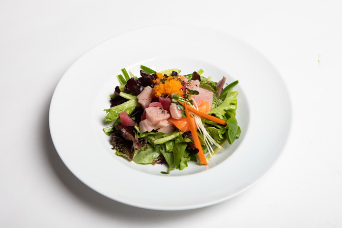Order Sashimi Salad food online from Jikan Japanese Restaurant store, Ontario on bringmethat.com