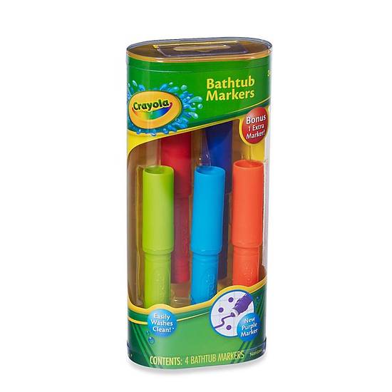 Order Crayola® 4-Pack Bathtub Markers food online from Buybuy Baby store, Snellville on bringmethat.com