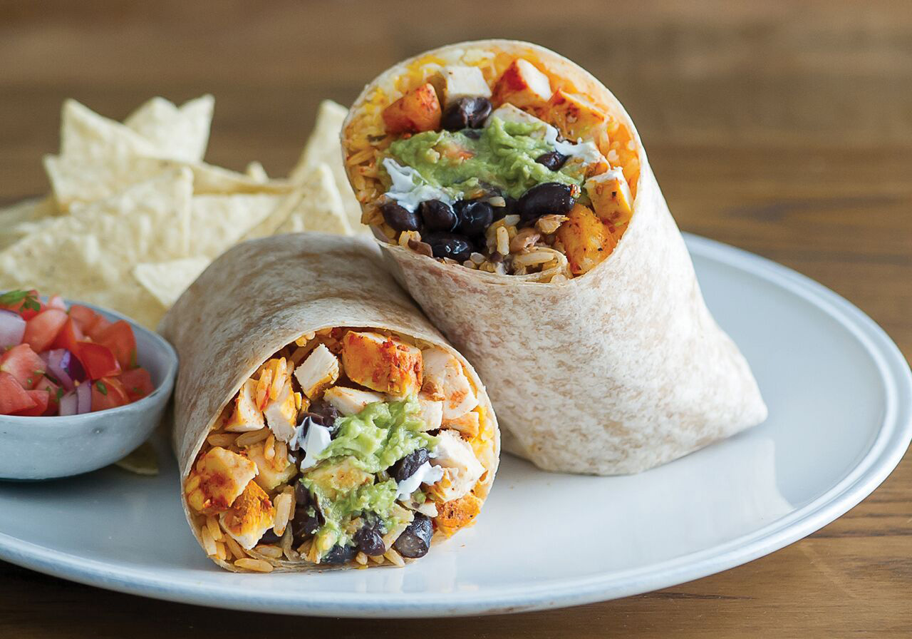 Order Fiesta Burrito food online from Sharkys Woodfired Mexican Grill store, Camarillo on bringmethat.com