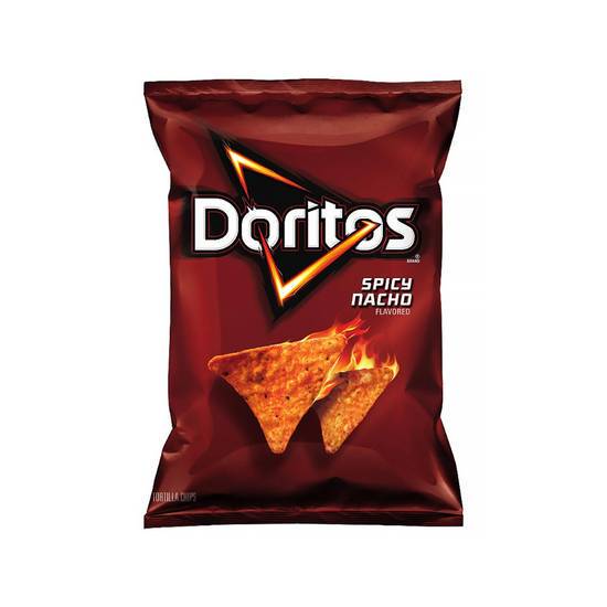 Order Doritos Spicy Nacho 9.5oz food online from Pink Dot store, Chino Hills on bringmethat.com