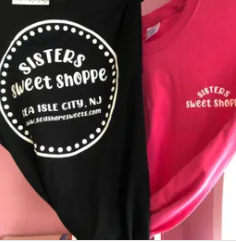 Order Sisters Sweet Shoppe  T-shirt  food online from Sisters Sweet Shoppe store, Sea Isle City on bringmethat.com