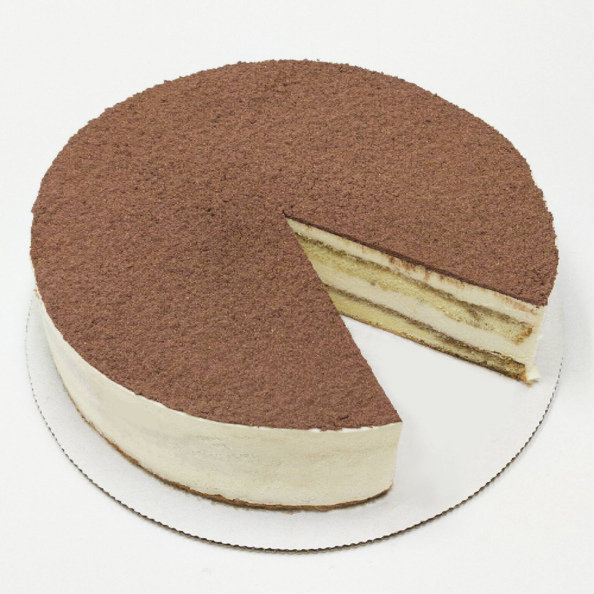 Order Tiramisu Mousse Chiffon Cake -  2 lbs food online from Andy Anand Chocolates store, Chino on bringmethat.com