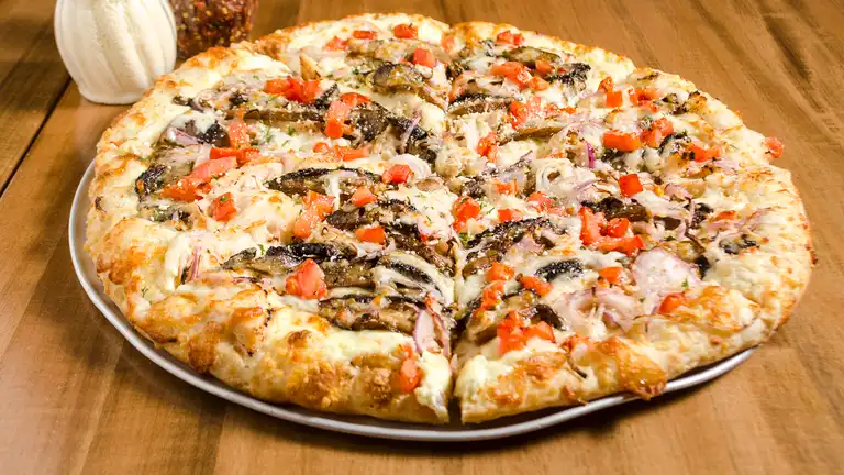 Order Tuscan Chicken Pizza Pie food online from Boombozz Craft Pizza And Tap House store, Elizabethtown on bringmethat.com