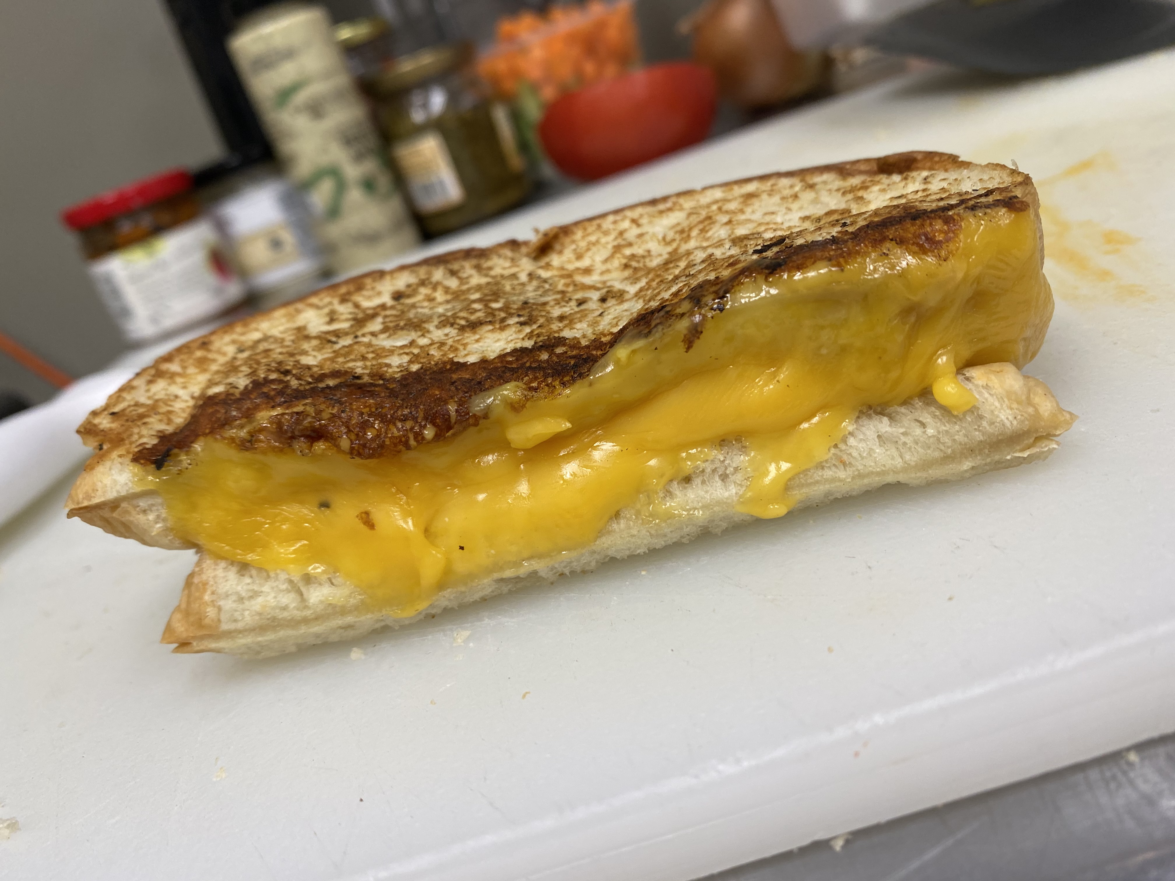 Order Flat Top Grilled Cheese Sandwich food online from Trunnell Gourmet Deli On 54 store, Owensboro on bringmethat.com