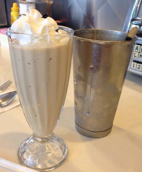 Order 8. Brownie Shake food online from Cafe 50's store, Los Angeles on bringmethat.com