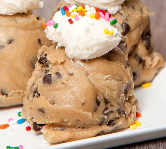 Order Cookie Dough Scoop - Confetti* food online from Cinnaholic store, Pigeon Forge on bringmethat.com