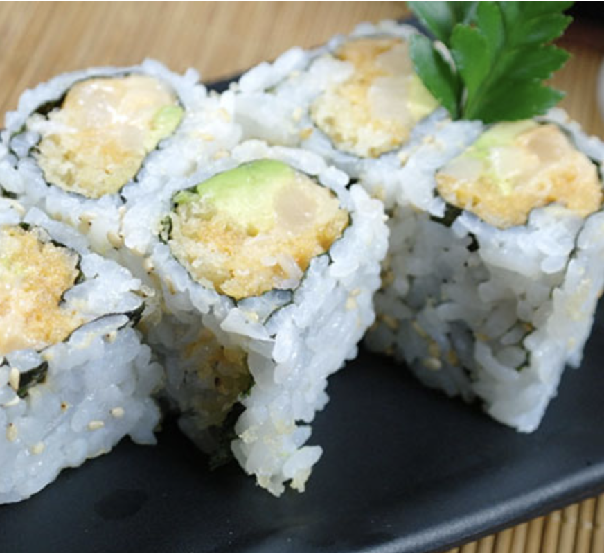 Order Spicy Scallop Roll food online from Jin 28 store, Carol Stream on bringmethat.com