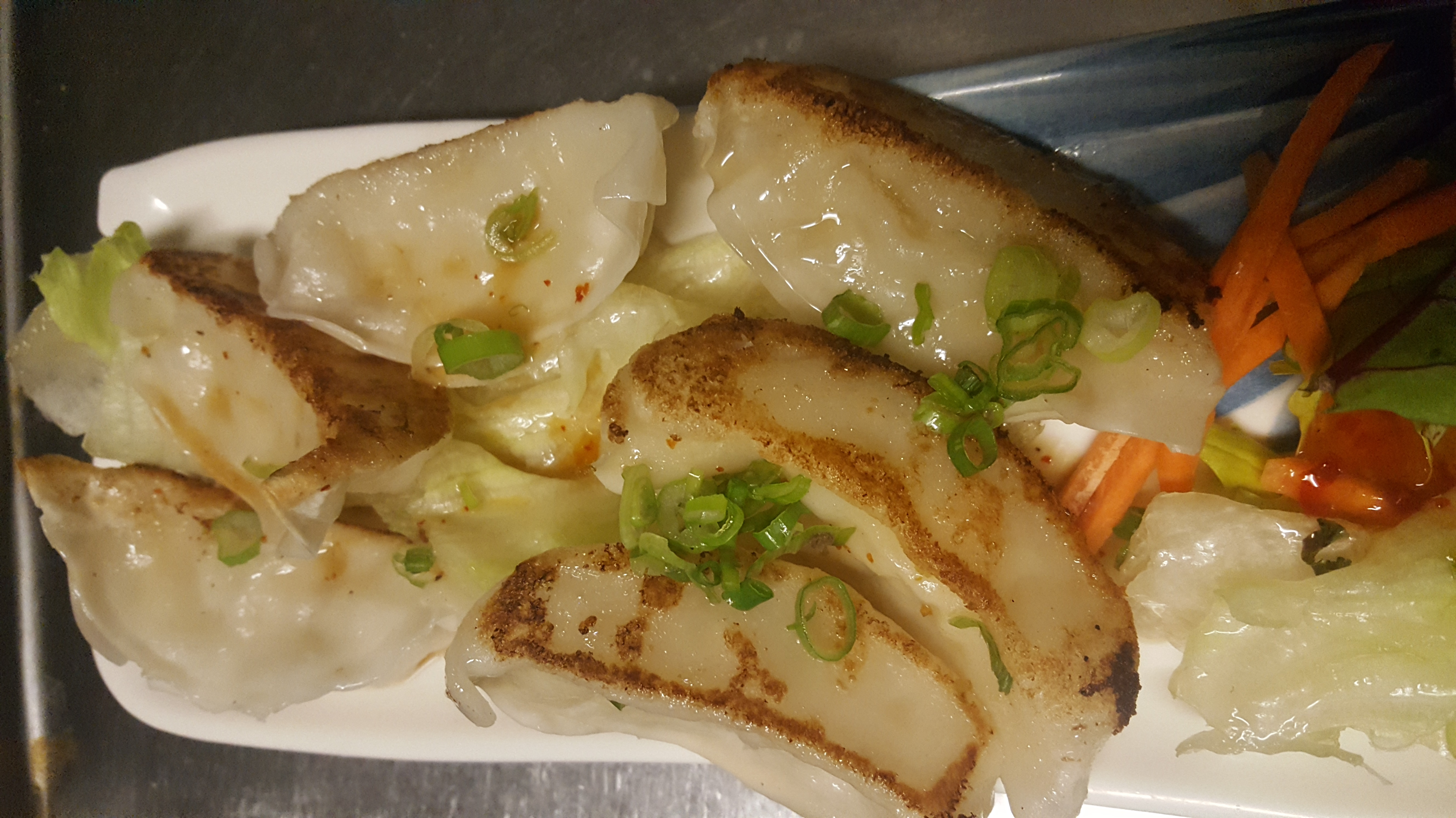 Order Shrimp Gyoza food online from A Canaan Sushi store, New York on bringmethat.com