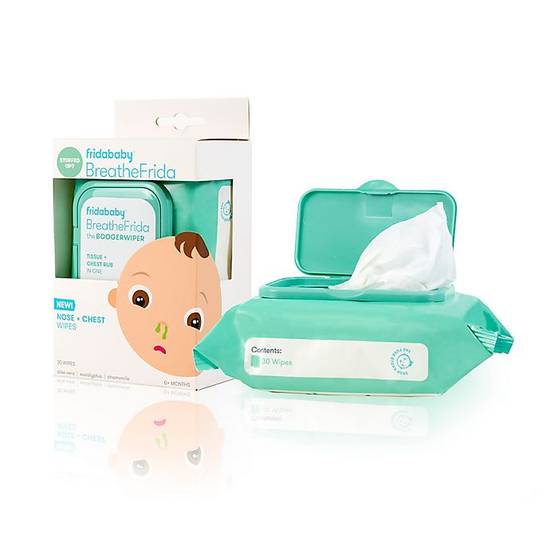 Order Fridababy BreatheFrida® 30-Count BoogerWiper Nose Wipes food online from Buybuy Baby store, Nashua on bringmethat.com
