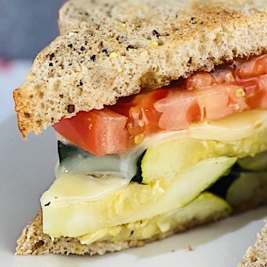 Order Roasted Zucchini Sandwich food online from The Rolling Pin Cafe store, Westwood on bringmethat.com