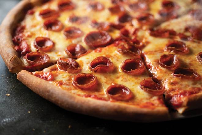 Order Large NY Style Round food online from Jet'S Pizza store, Charlotte on bringmethat.com