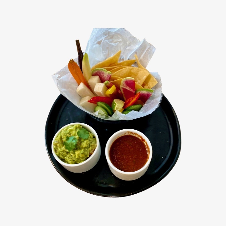 Order Guacamole, Chips & Salsa food online from Zinc Cafe & Market store, Los Angeles on bringmethat.com
