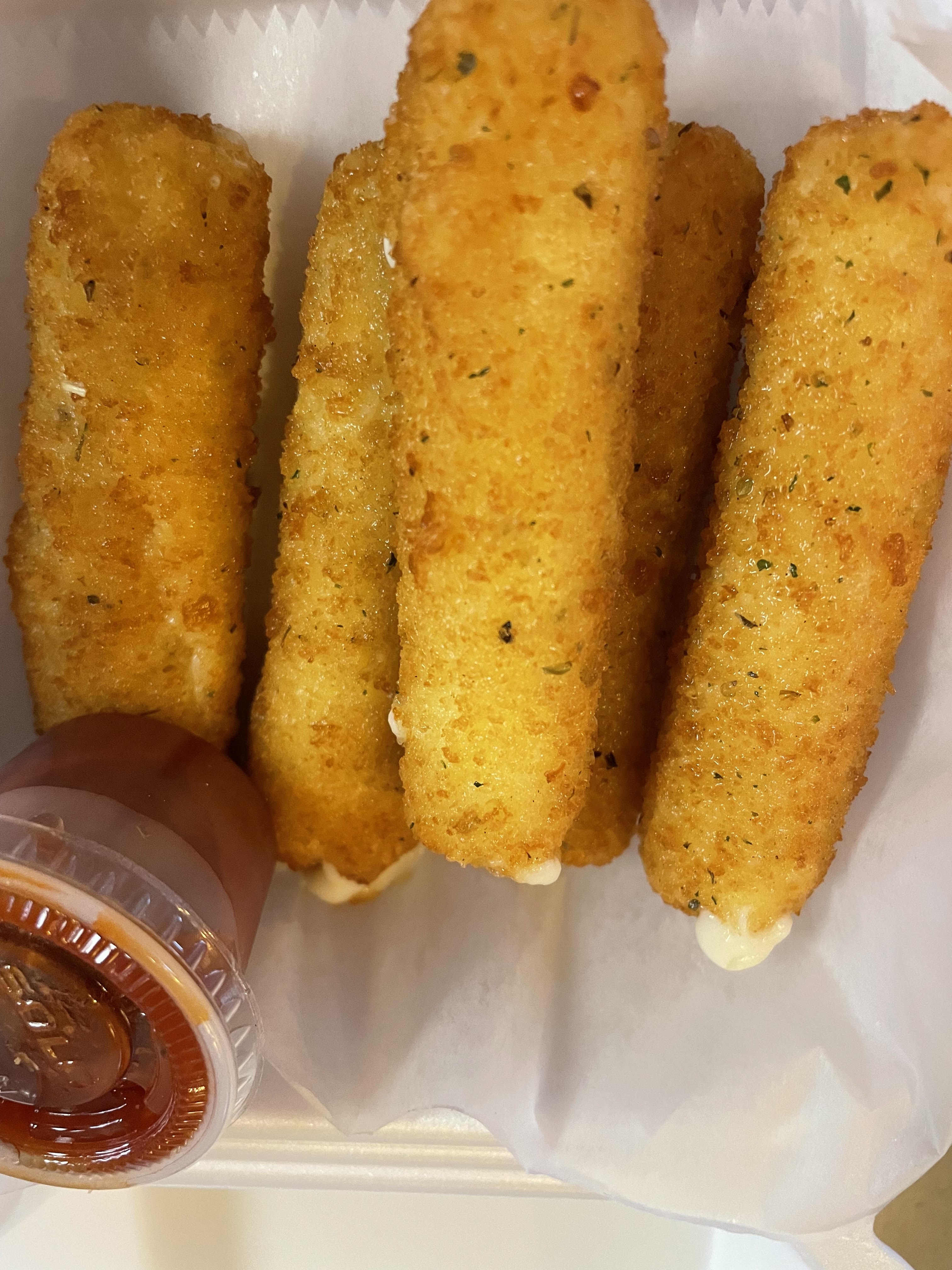 Order A12. Mozzarella Stick food online from Philly Seafood store, Philadelphia on bringmethat.com