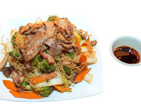 Order Mi Xao Tom Thit (Don Hoac Mem) food online from Pho Duong store, Springfield on bringmethat.com