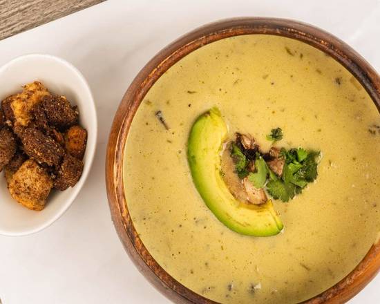 Order Small Avocado Soup (GF) food online from Avocado Theory Express store, Tinley Park on bringmethat.com