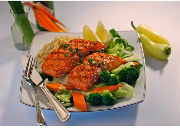Order Grilled Salmon food online from Fish's Wild store, San Jose on bringmethat.com