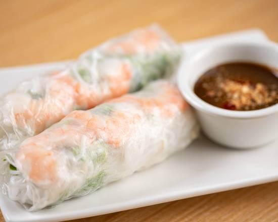 Order Shrimp Spring Rolls (2pcs) food online from Kim Son Cafe  store, Houston on bringmethat.com
