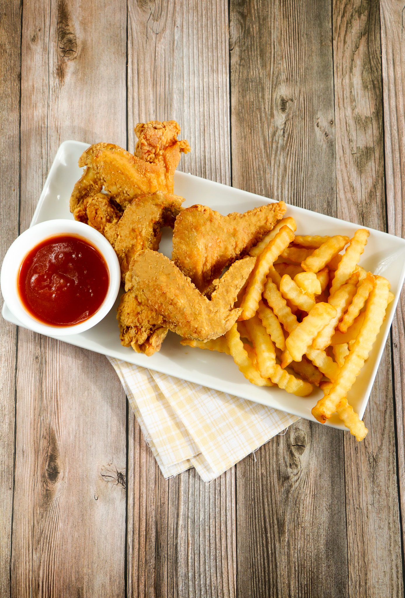 Order 5 wings with French Fries food online from Jerry And Son store, Lexington Park on bringmethat.com