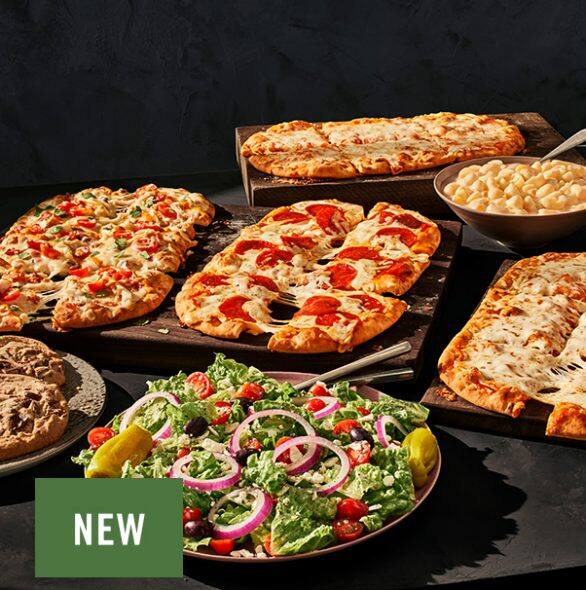 Order 4 Flatbread Pizza Family Feast With Cookies food online from Panera store, Fort Mill on bringmethat.com