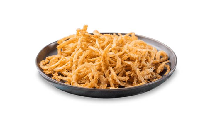 Order Onion Strings Appetizer food online from Famous Daves Legendary Pit Bar-B-Que store, Peoria on bringmethat.com