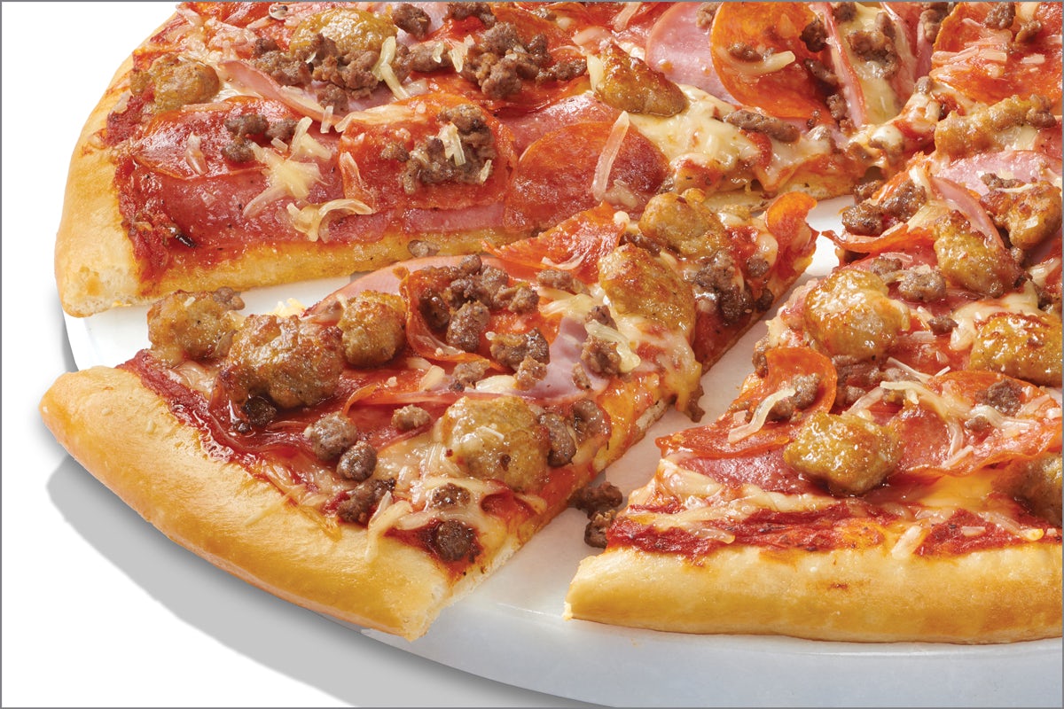 Order Dairy-Free Cheese Papa's All Meat - Baking Required food online from Papa Murphy's Pizza store, Minneapolis on bringmethat.com