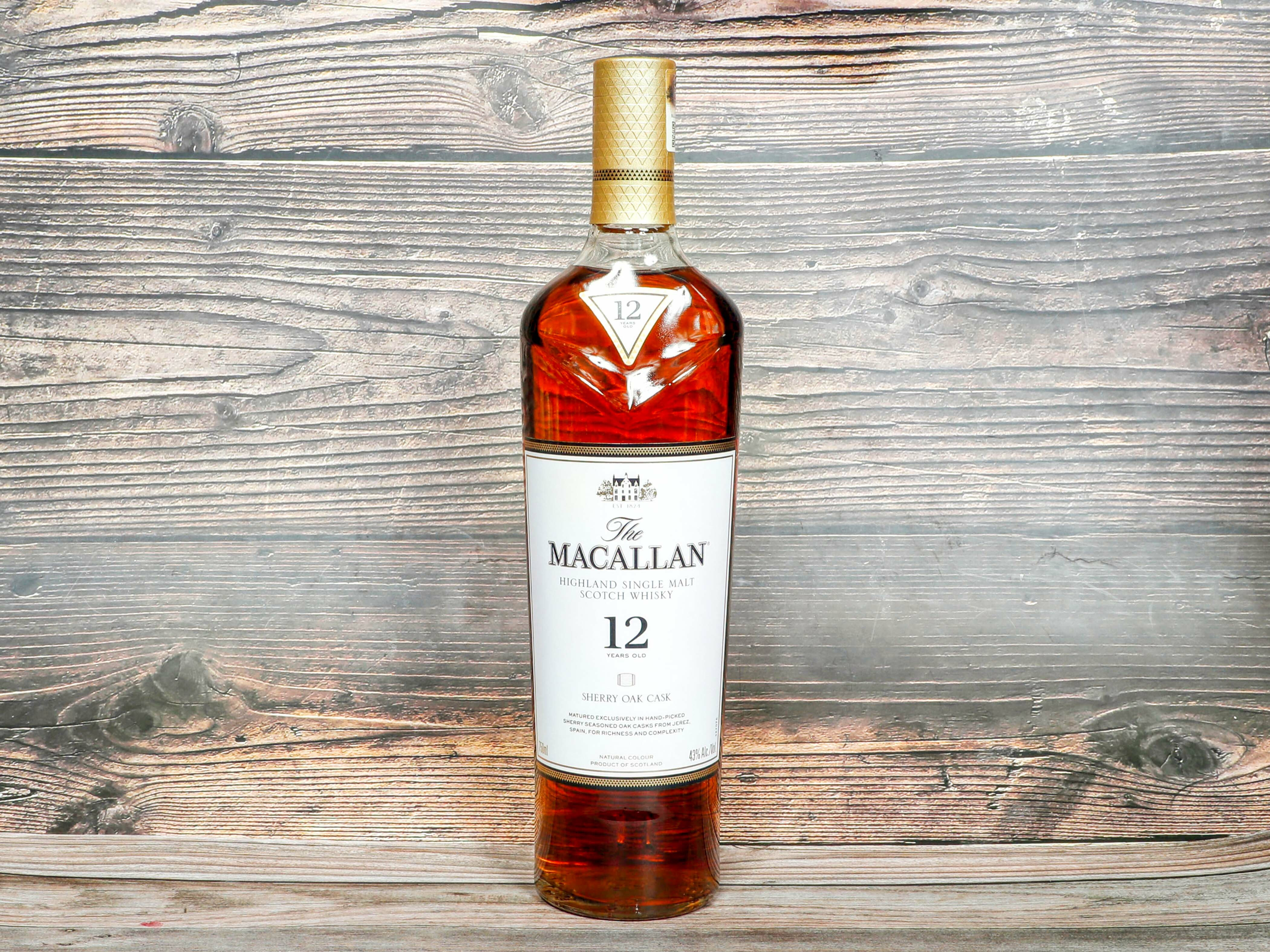 Order 750 ml. Macallan 12 Years Old Double Cask, Whisky food online from Brothers Royal Crown Minimart store, Atwater on bringmethat.com