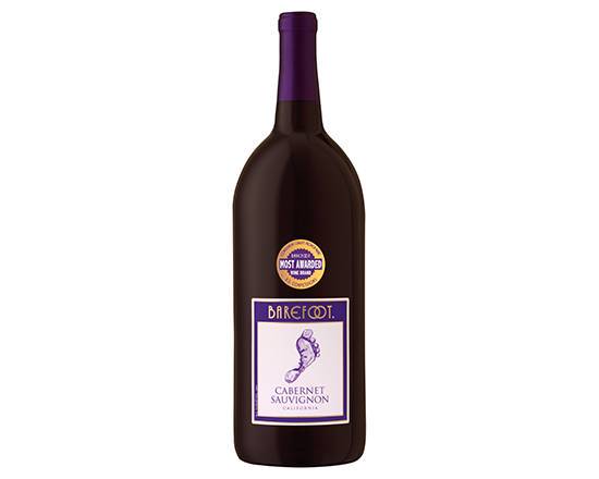Order Barefoot Cellars Cabernet Sauvignon, 1.5L red wine (13.5% ABV) food online from Mimi Liquor store, Joliet on bringmethat.com