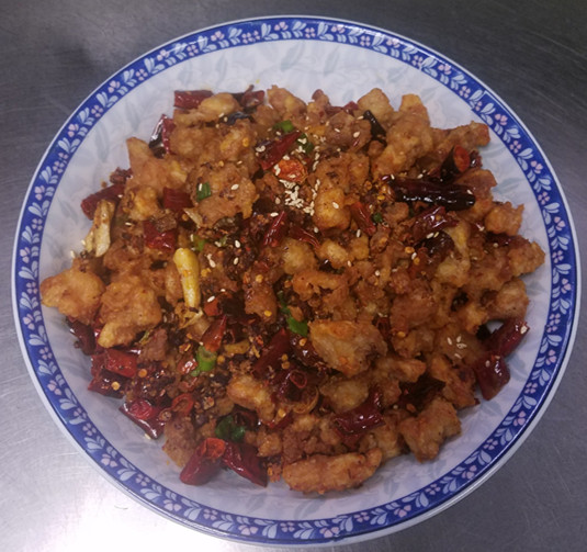 Order 63. Spicy and Crispy Chicken food online from Szechuan House store, Ames on bringmethat.com