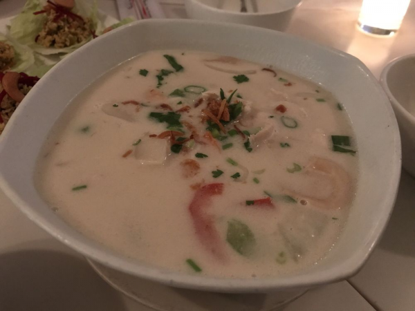 Order Tom Kha Soup food online from Bangkok Cuisine store, Forest Hills on bringmethat.com