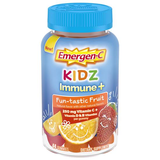 Order EmergenC Kidz Immune Gummies Fruit (44 ct) food online from Rite Aid store, BETHEL PARK on bringmethat.com