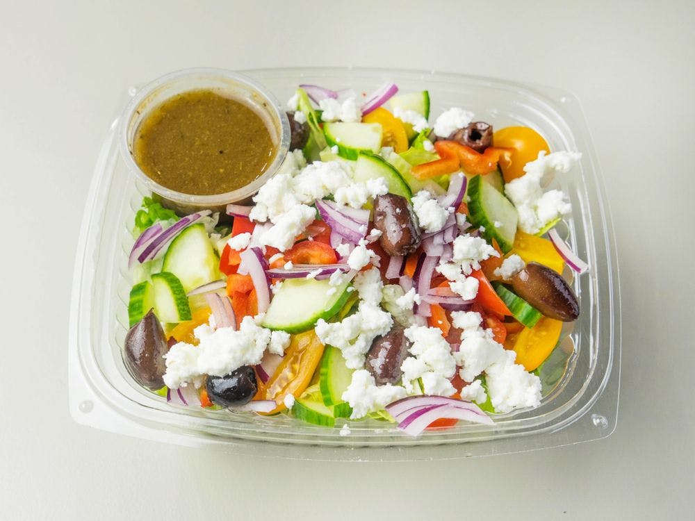 Order Greek Salad - Salad food online from Basil store, Minneapolis on bringmethat.com