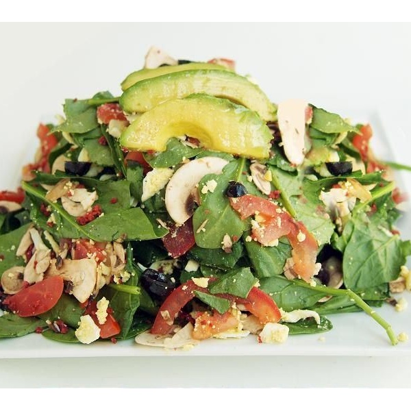 Order 21. Spinach Salad with Chicken food online from Salad farm store, Vernon on bringmethat.com