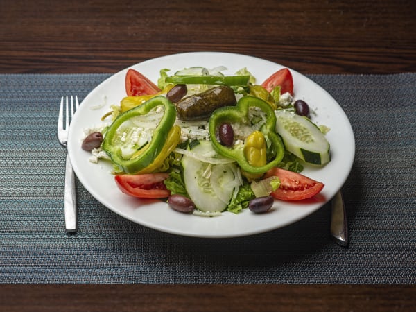 Order Greek Salad food online from It's Greek to Me store, Lubbock on bringmethat.com