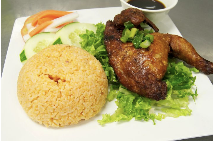 Order House Special Marinated Chicken Plate  (Cơm Gà Rốt) food online from Pho 999 store, Los Angeles on bringmethat.com
