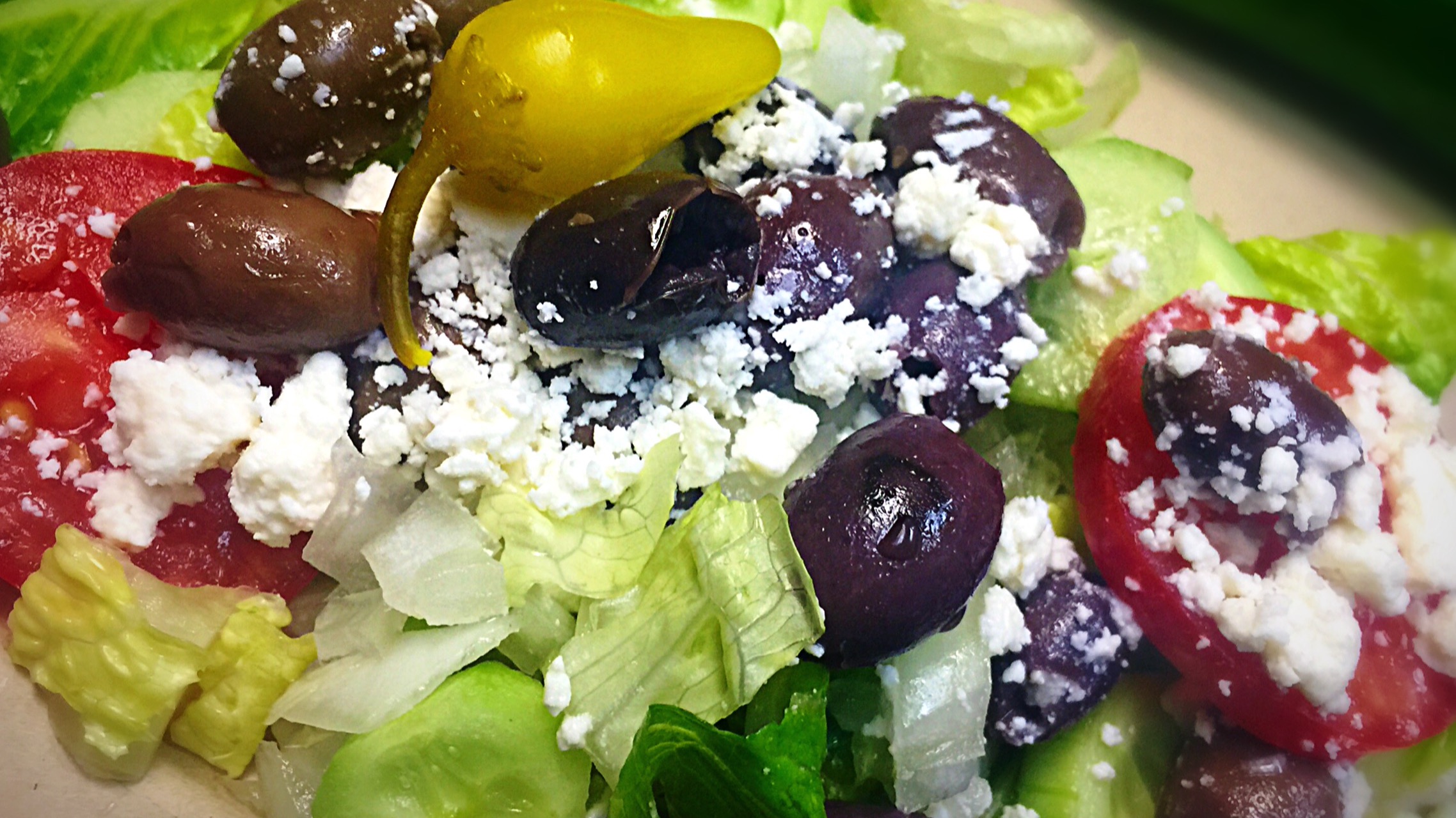 Order 14. Greek Salad food online from Rosemary Grill store, Los Angeles on bringmethat.com