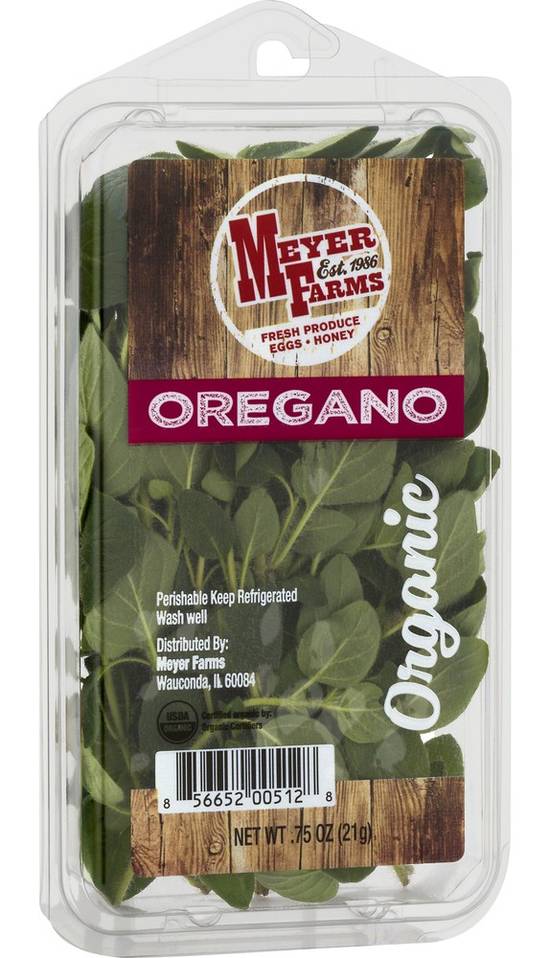Order Meyer Farms · Organic Oregano (0.8 oz) food online from Jewel-Osco store, Antioch on bringmethat.com