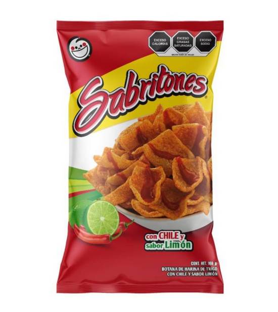 Order Sabritones · Sabritones Chile & Lime Flavored Puffed Wheat Snacks (5.8 oz) food online from Mesa Liquor store, Mesa on bringmethat.com