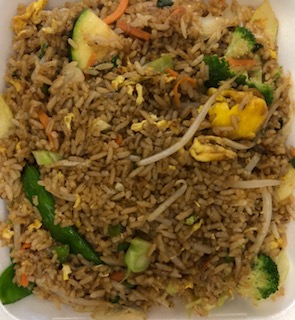 Order R101-Vegetable Fried Rice food online from Lucky Buddha store, Goodyear on bringmethat.com