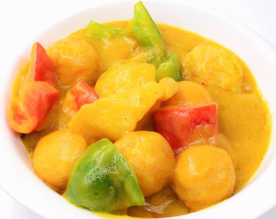 Order Curry Fish Balls (10 pcs) (咖喱魚蛋) food online from Hong Kong City store, Alameda on bringmethat.com