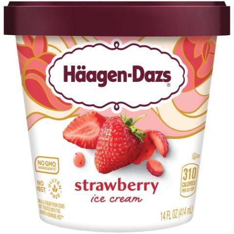 Order Haagen Dazs Strawberry Pint food online from 7-Eleven store, Wildomar on bringmethat.com