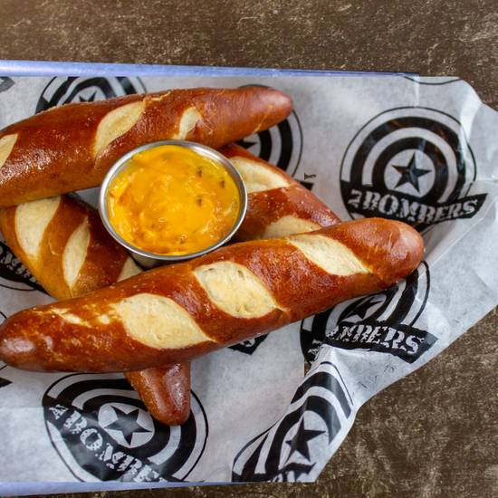 Order Soft Pretzels food online from AJ Bombers store, Milwaukee on bringmethat.com