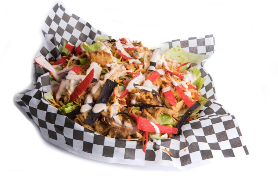 Order Chicken Fajita Salad food online from Sickies Garage Burgers & Brews store, Las Vegas on bringmethat.com