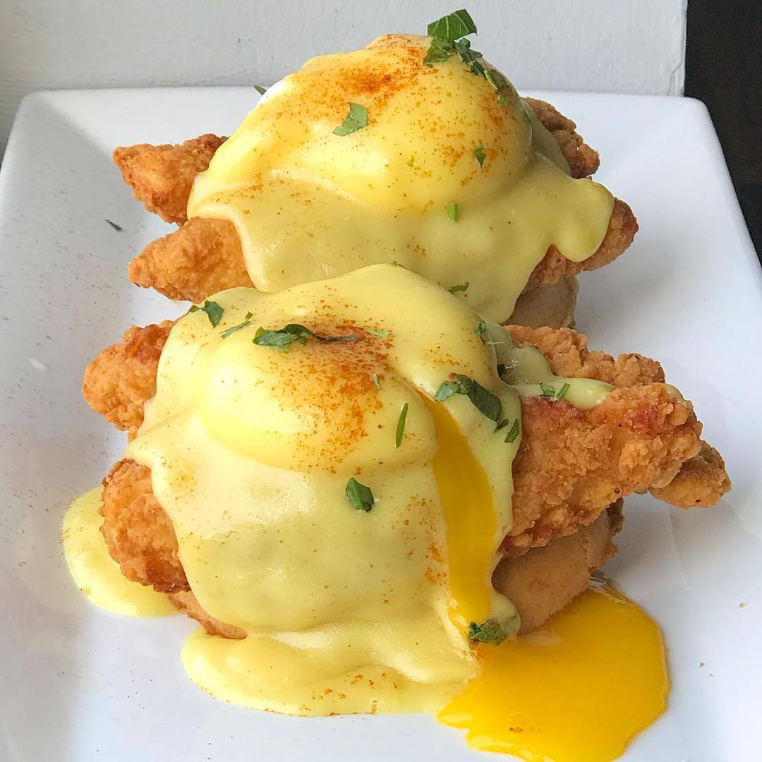 Order Fried Chicken & Waffle Eggs Benedict food online from Jackson Hole store, Englewood on bringmethat.com